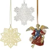 Hot 2023 Star, Snowflake, And Angel Tree Ornament Set Ornaments