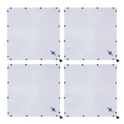 Fashion Alnour Moroccan Motif Embroidered Napkin Set Tableware