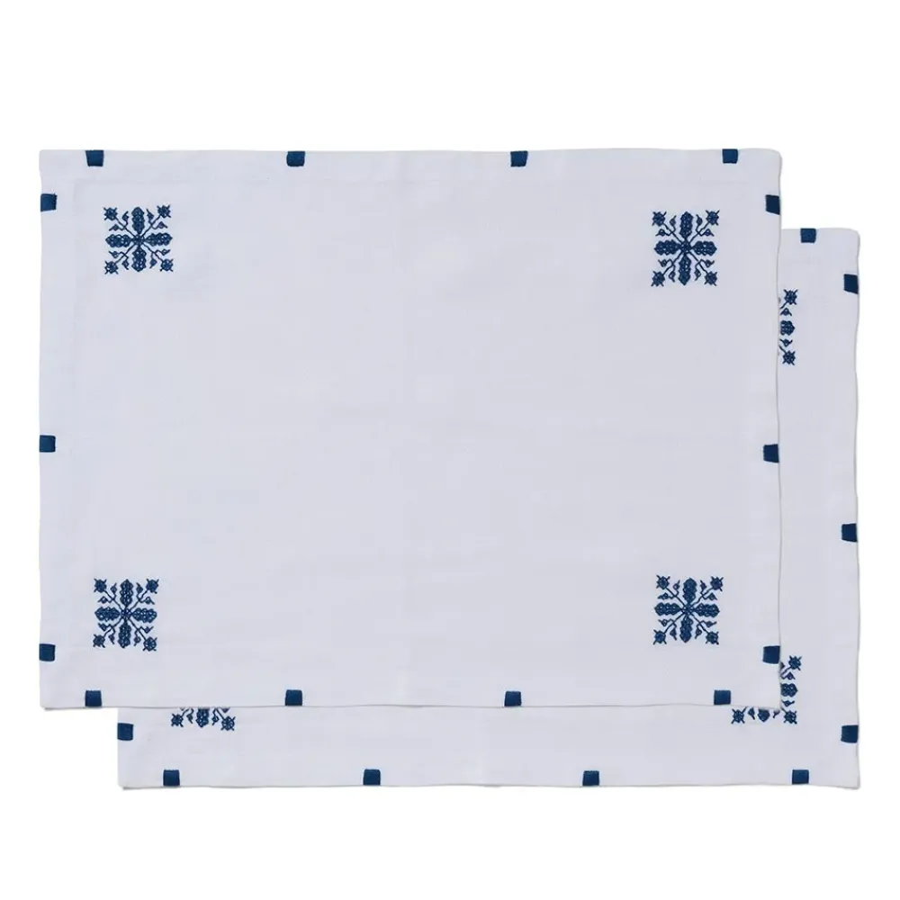 Online Alnour Moroccan Motif Embroidered Placemat Set Tableware