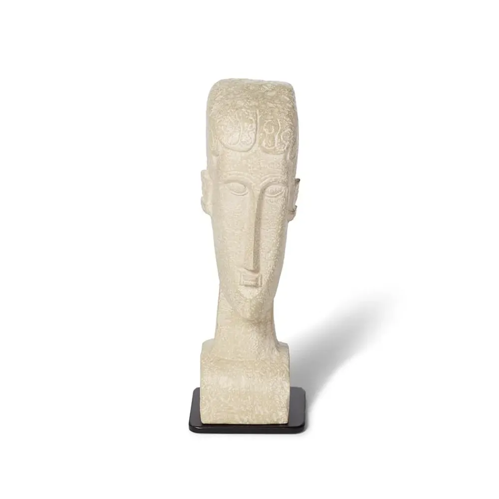 Clearance Amedeo Modigliani: Medium Stone Tete Sculpture Sculpture