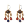 Fashion Ancient Gems Chandelier Earrings Earrings
