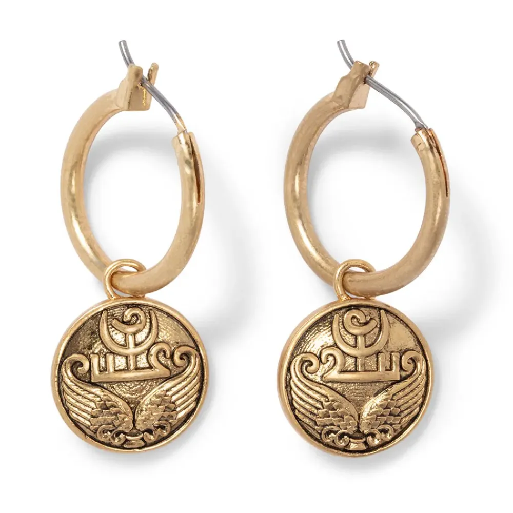 Best Ancient Wings Hoop Earrings Earrings