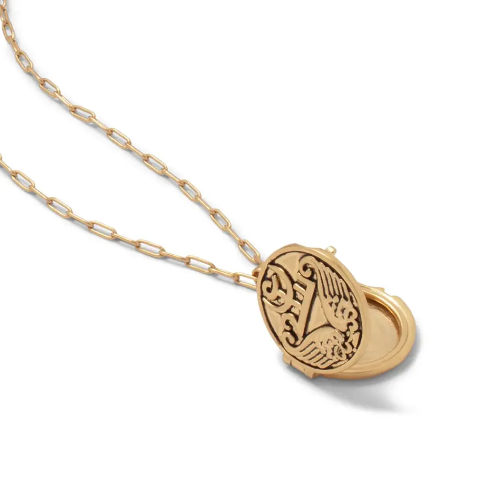 Discount Ancient Wings Locket Necklaces