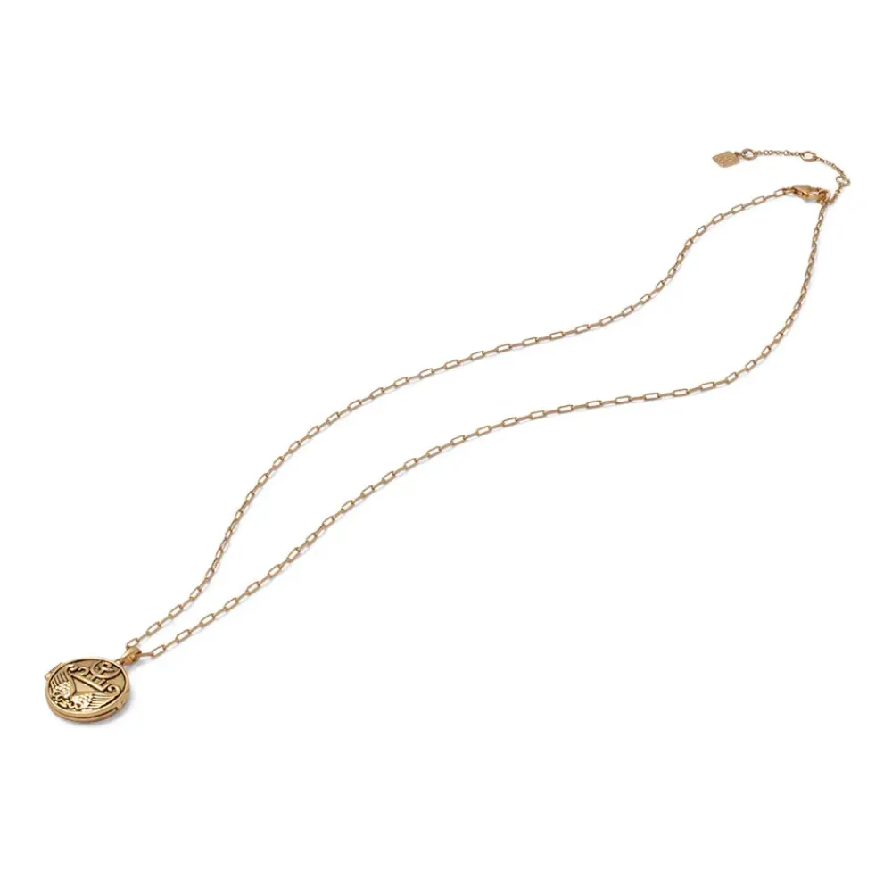Discount Ancient Wings Locket Necklaces