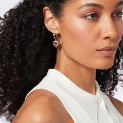 Online Atef Crown Huggie Charm Earrings Earrings