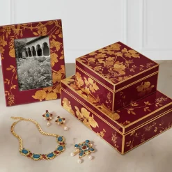 Online Autumn Grasses Rectangular Box Decorative Accents