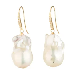 Sale Baroque Pearl Drop Earrings Earrings