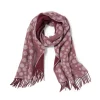 New Basket-Weave Pattern Reversible Wool Scarf Scarves & Wraps