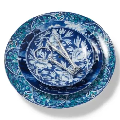 New Blue & White Three-Tier Server Tableware