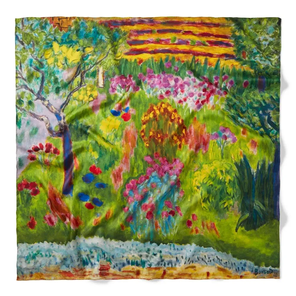 Discount Bonnard Garden Square Silk Scarf Scarves & Wraps