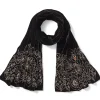 New British Floral Beaded Scarf Scarves & Wraps