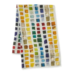 Clearance Byzantine Tesserae Oblong Silk Scarf Scarves & Wraps