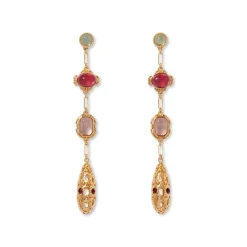 Discount Cascading Gems Drop Earrings Earrings