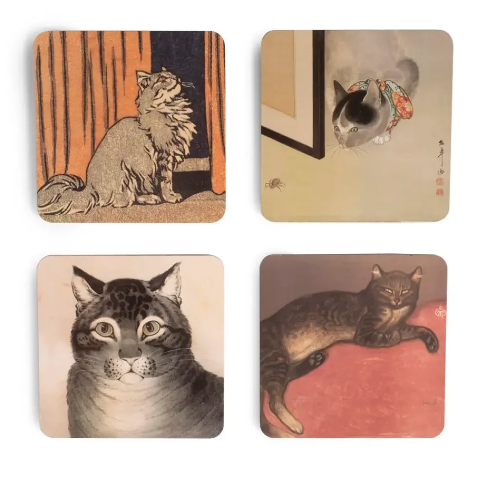 Sale Cats Coasters Tableware