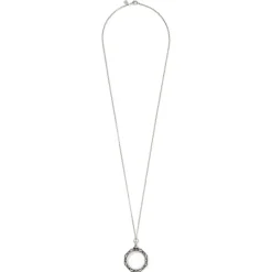 Fashion Celestial Octagonal Magnifier Pendant Necklace Necklaces