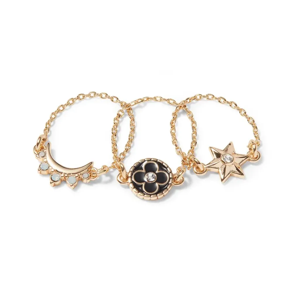 Outlet Celestial Symbols Flexi Rings Rings