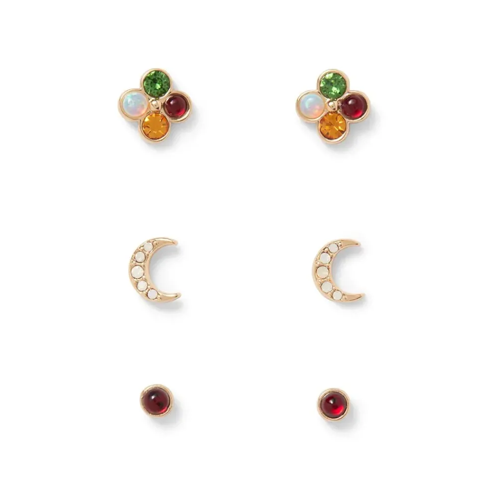 Outlet Celestial Symbols Stellar Stud Earrings Set Earrings