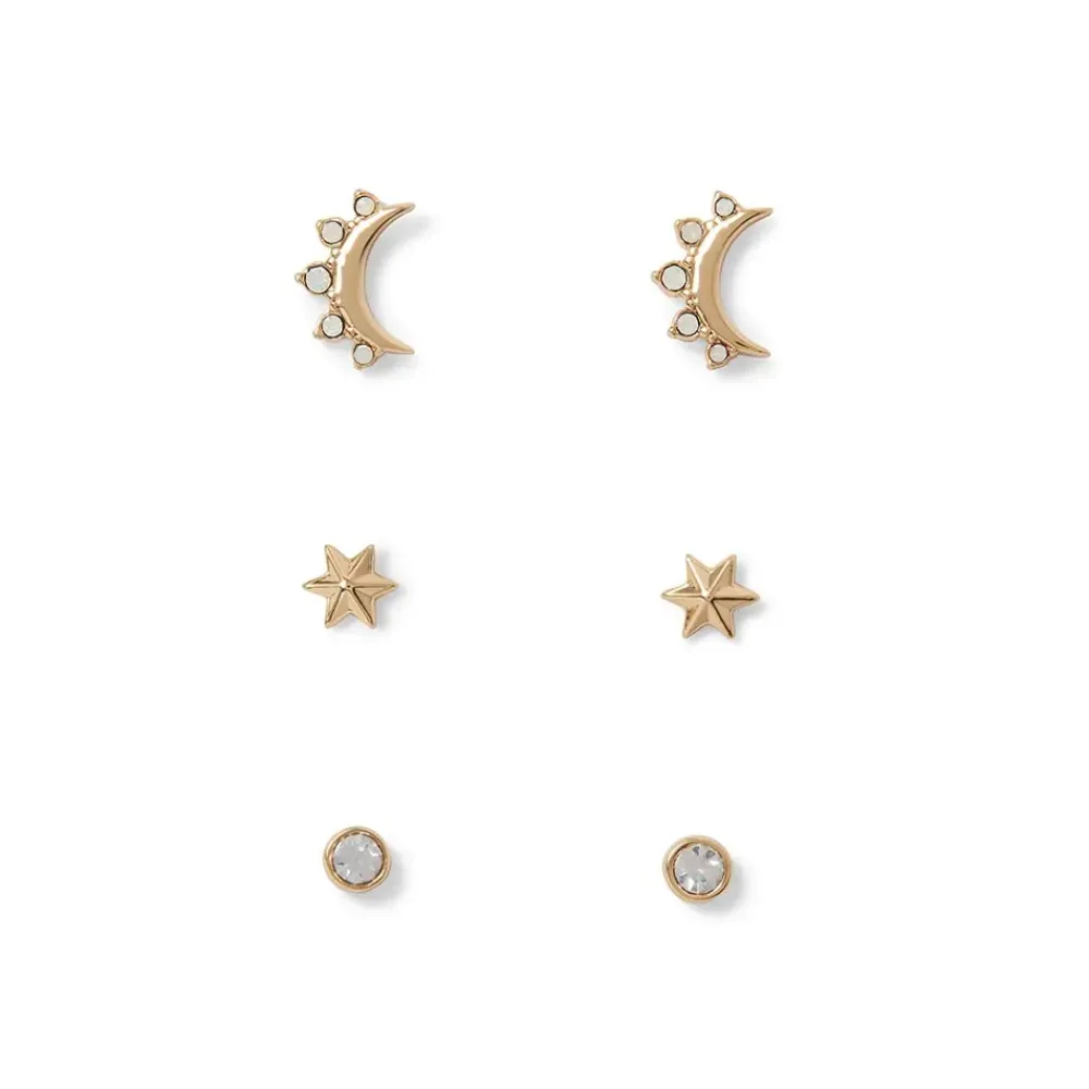 Clearance Celestial Symbols Stud Earrings Set Earrings