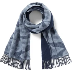Outlet Chinese Cloud Reversible Unisex Wool Scarf Scarves & Wraps