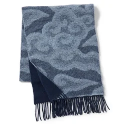 Outlet Chinese Cloud Reversible Unisex Wool Scarf Scarves & Wraps