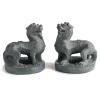 Clearance Chinese Guardian Figure Bookends Decorative Accents