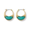 Best Cypriot Jade Crescent Hoop Earrings Earrings