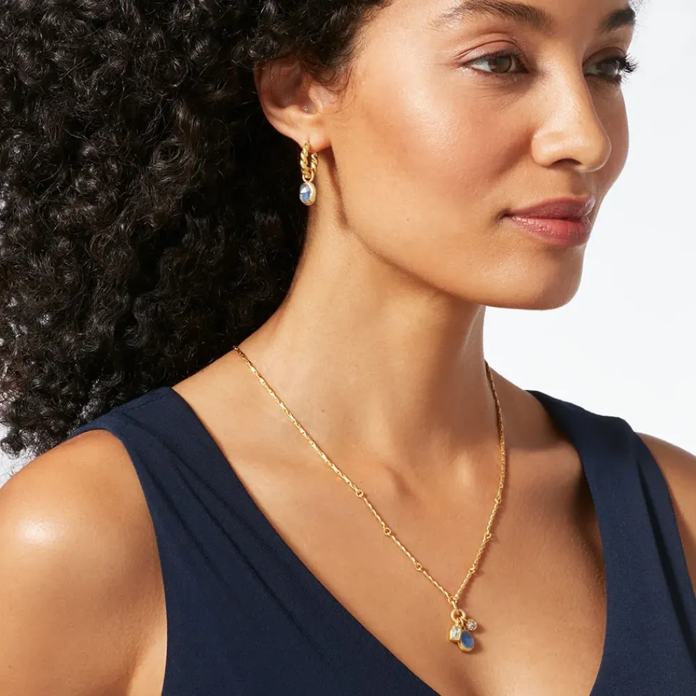 Online Cypriot Twist Hoop Earrings With Removable Charms Earrings