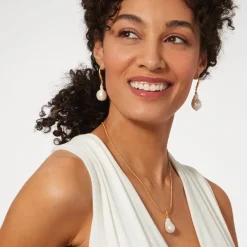 Outlet Cypriot Twist Pearl Drop Earrings Earrings