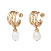 Discount Cypriot Twist Pearl Triple-Hoop Earrings Earrings