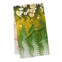 Hot Daisy Garden Marbled Paper Oblong Silk Scarf Scarves & Wraps