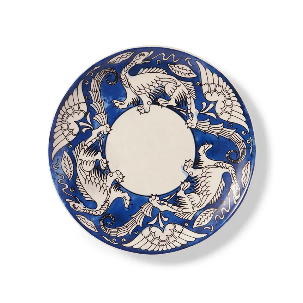 Online De Morgan Stylized Dragons Salad Plate Set Tableware