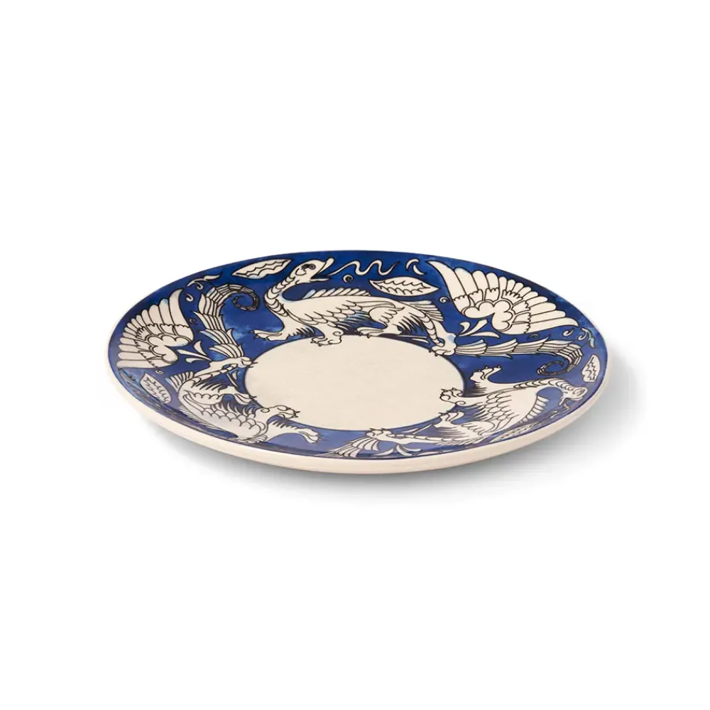 Online De Morgan Stylized Dragons Salad Plate Set Tableware
