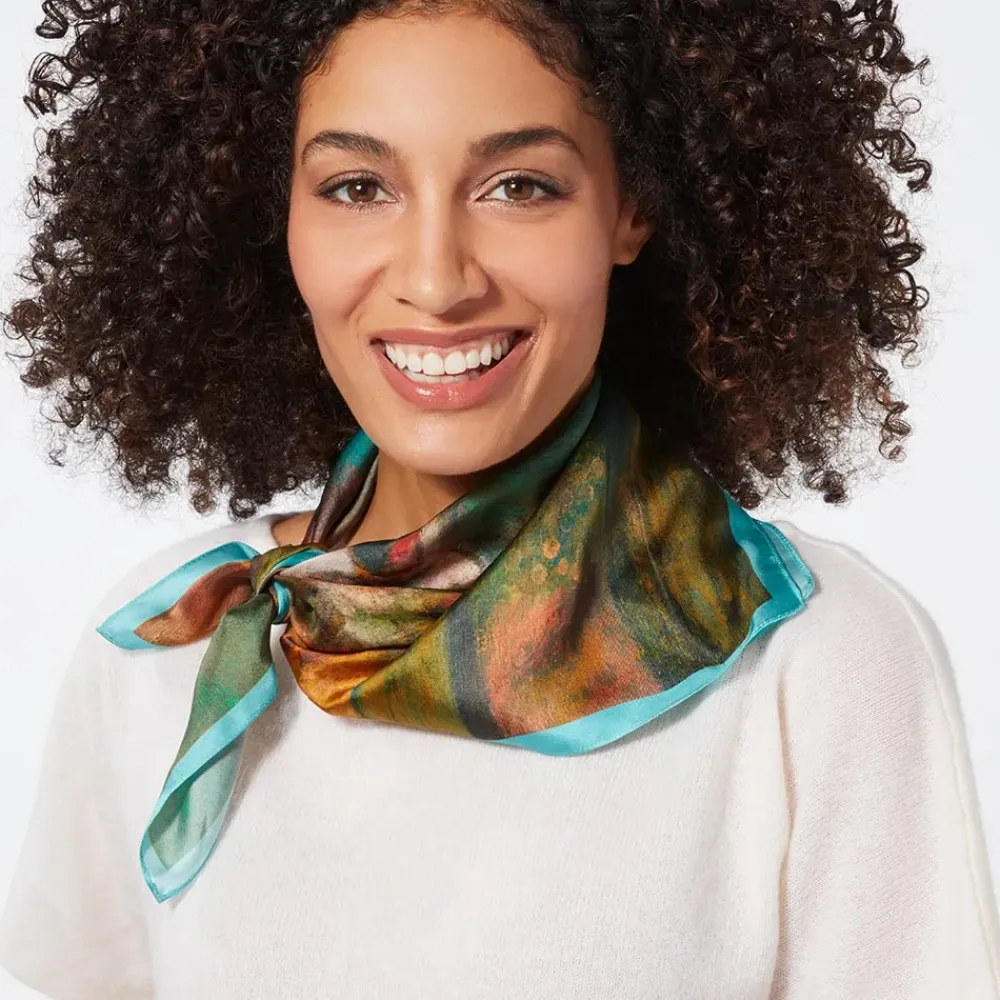 Hot Degas Dancers Silk Neckerchief Scarves & Wraps