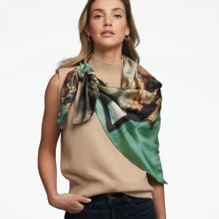 Outlet Degas Impressions Double-Sided Square Silk Scarf Scarves & Wraps