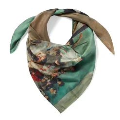 Outlet Degas Impressions Double-Sided Square Silk Scarf Scarves & Wraps