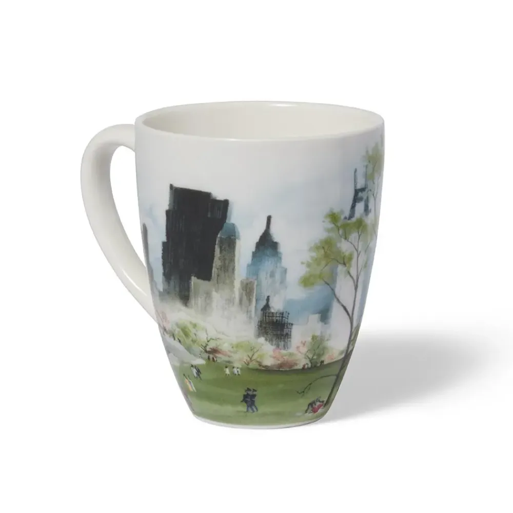 Sale Dehn Spring In Central Park Covered Mug With Tea Infuser Tableware