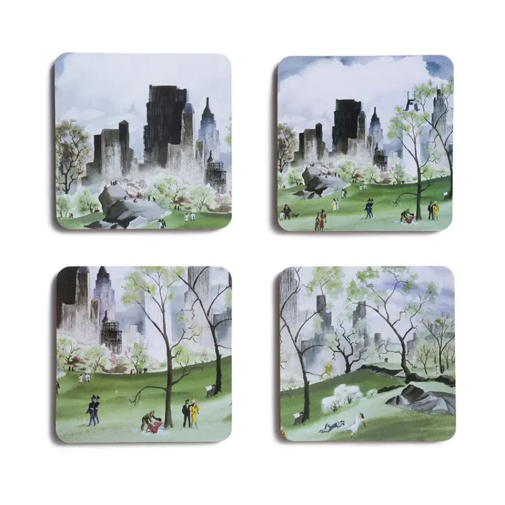New Dehn Spring In Central Park Coasters Tableware