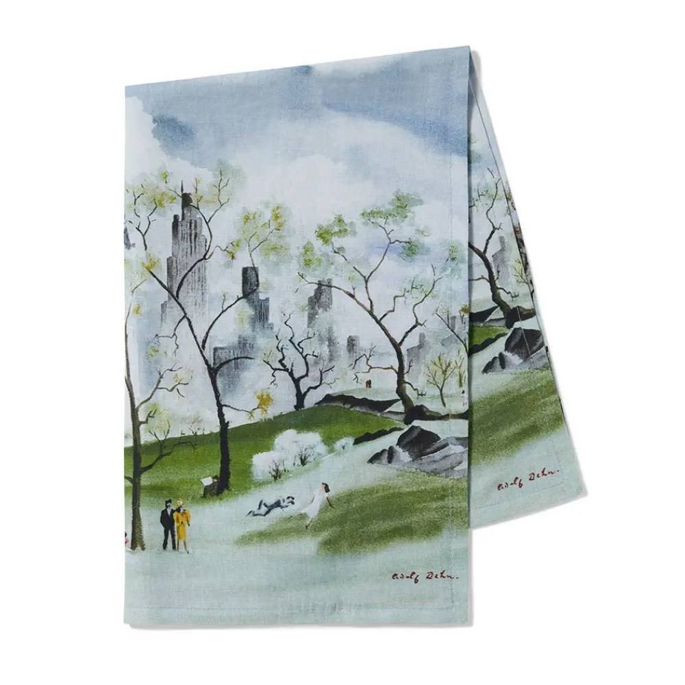 Clearance Dehn Spring In Central Park Tea Towel Decorative Accents