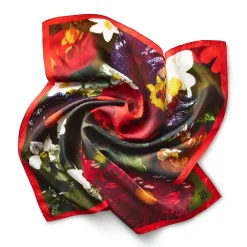 Outlet Delacroix Basket Of Flowers Neckerchief Scarves & Wraps