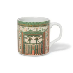 Hot Egyptian Coffin Mug And Tea Towel Set Tableware
