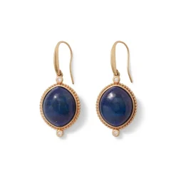 Best Egyptian Hathor Lapis Drop Earrings Earrings