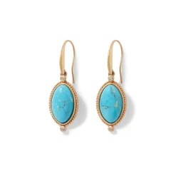 Discount Egyptian Hathor Turquoise Drop Earrings Earrings