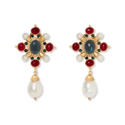 Discount Ellen Jeweled Earrings Earrings