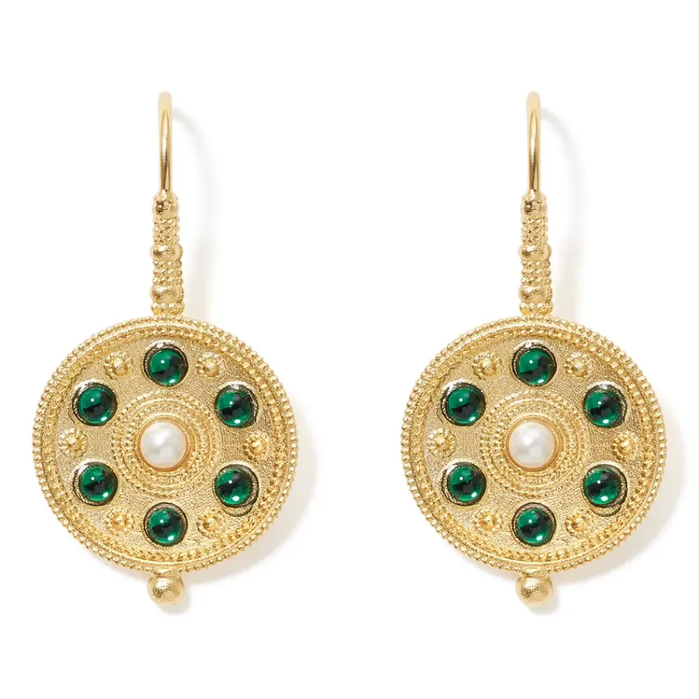 Best Embellished Disc Drop Earrings Earrings