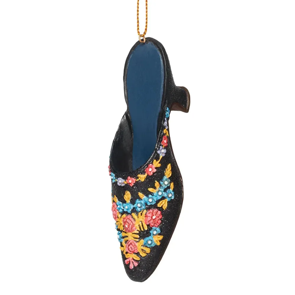 Online Embroidered Mule Shoe Ornament Ornaments