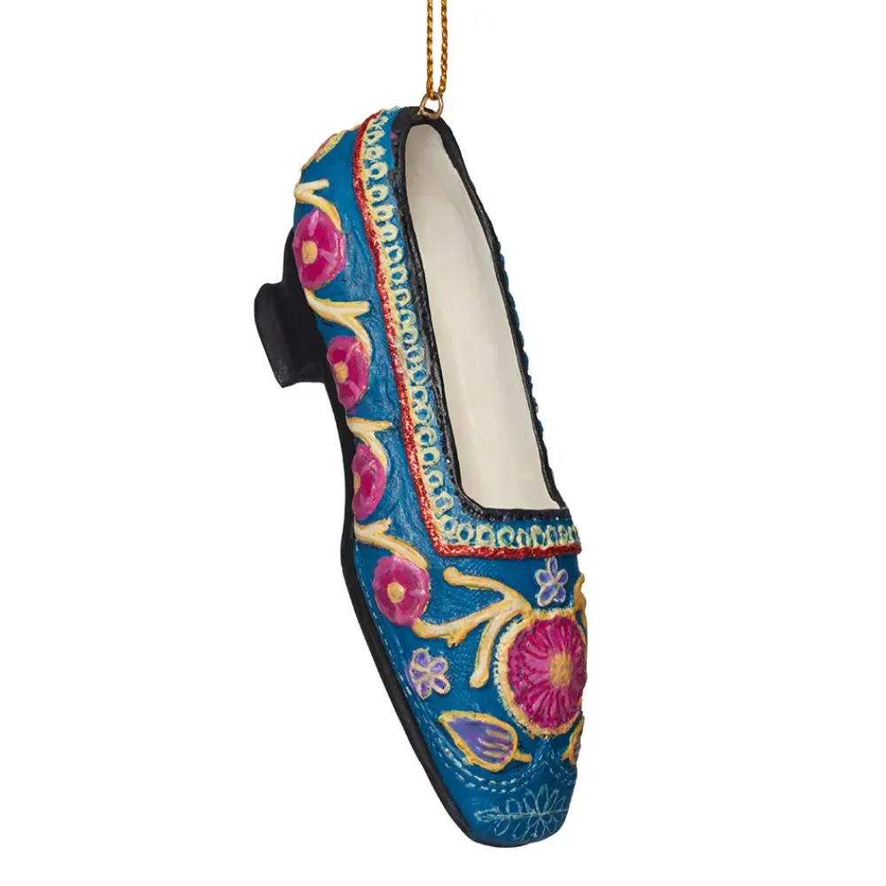 Best Embroidered Slipper Shoe Ornament Ornaments