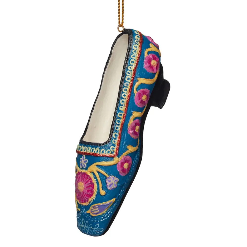 Best Embroidered Slipper Shoe Ornament Ornaments
