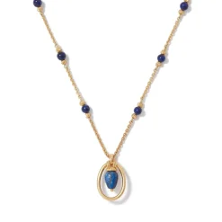 Discount Etruscan Lapis Pendant Necklace Necklaces