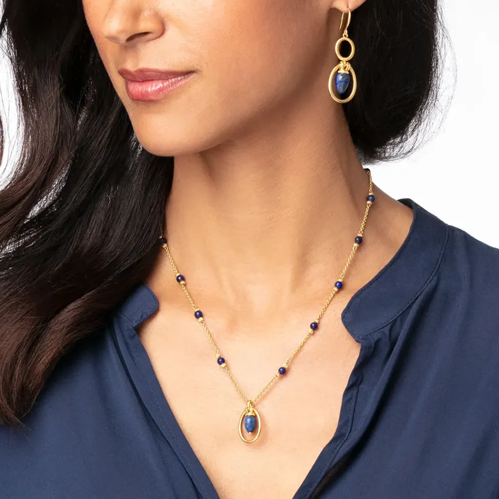 Discount Etruscan Lapis Pendant Necklace Necklaces