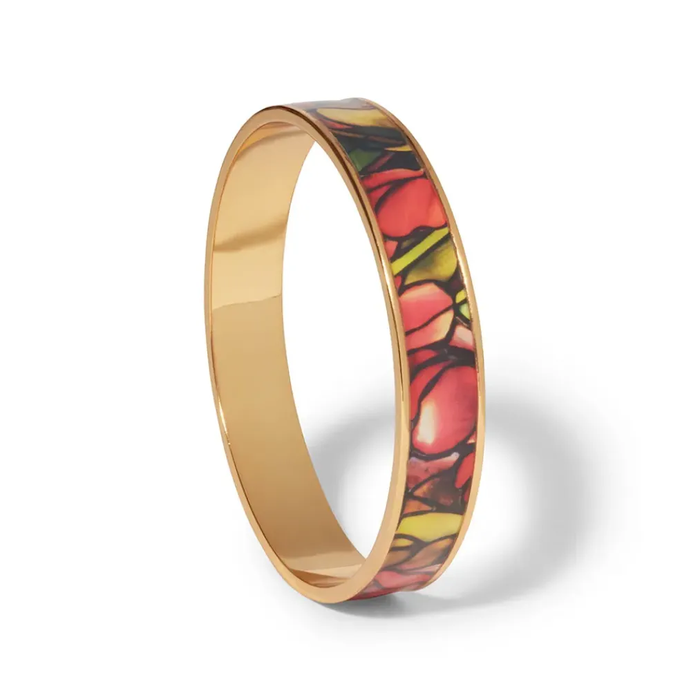 Online Favrile Tulip Enamel Bangle Bracelets
